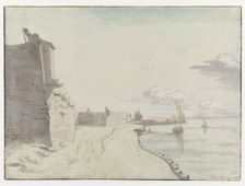 View of the Waterschans Bulwark, Bergen op Zoom, 1671. Creator: Josua de Grave