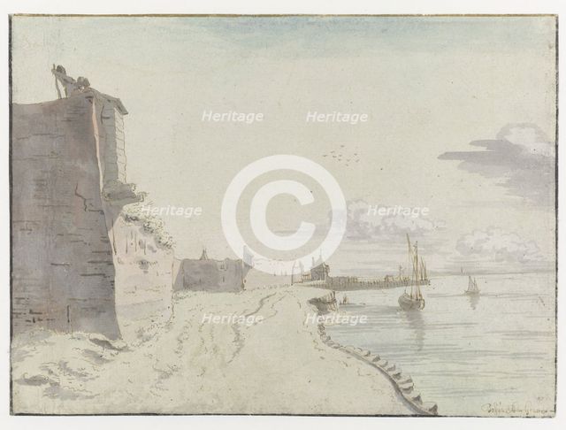 View of the Waterschans Bulwark, Bergen op Zoom, 1671. Creator: Josua de Grave.