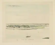 View of the Waal north of Nijmegen, 1815-1824. Creator: Derk Anthony van de Wart