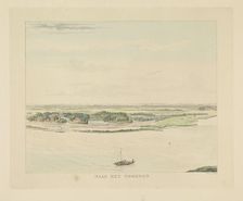 View of the Waal north of Nijmegen, 1815-1824. Creator: Derk Anthony van de Wart