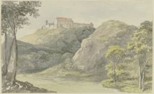 View of the Wartburg, c1790-1794. Creator: Georg Melchior Kraus