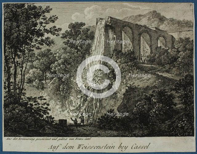 View of the Weissenstein Near Cassel, 1880. Creator: Franz Ludwig Catel.