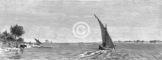 'View of the White Nile; The Nile Valley above Khartum', 1875. Creator: Unknown.