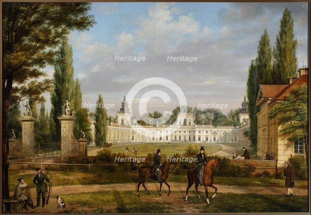 View of the Wilanów Palace, 1833.