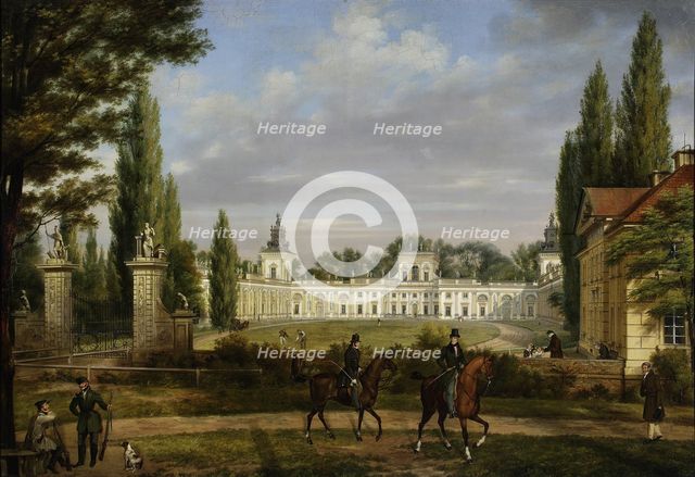 View of the Wilanów Palace.