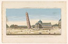 View of the Tower and the Duomo in Pisa, 1700-1799. Creator: Unknown