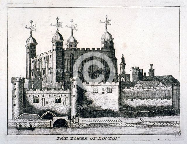 View of the Tower of London, c1700. Artist: Anon