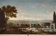 View of the Town and Harbor of Toulon (La villa y rada de Tolón) (image 1 of 2), 1771. Creator: Juan Patricio Morlete Ruiz