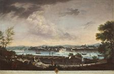 View of the Town and Port of Bayonne (La villa y puerto de Bayona) (image 1 of 2), 1771. Creator: Juan Patricio Morlete Ruiz