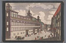 View of the Town Hall in Nuremberg, 1742-1801. Creator: Georg Balthasar Probst [possibly]