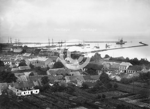 View of the town of Trelleborg, Sweden, c1900. Creator: Unknown.
