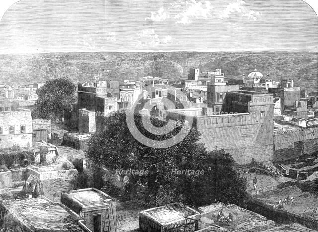 View of the town of Guzerat, in the Punjaub, 1864. Creator: Mason Jackson.