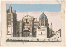 View of the Toledo cathedral, 1700-1799. Creator: Anon