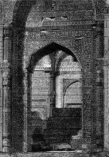 View of the Tomb of Altamsh, Koutub, near Delhi c1891. Creator: James Grant