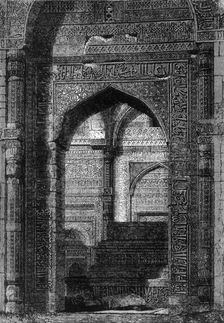 View of the Tomb of Altamsh, Koutub, near Delhi c1891. Creator: James Grant