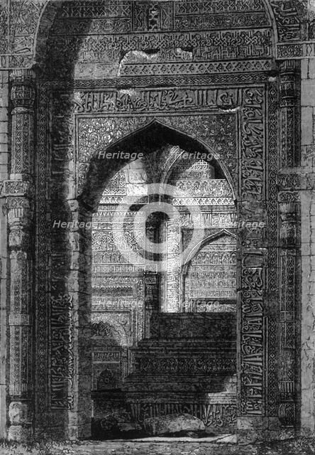 'View of the Tomb of Altamsh, Koutub, near Delhi', c1891. Creator: James Grant.