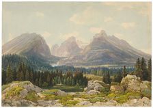 View of the Tatras, 1861/1863. Creator: Thomas Ender