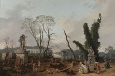 View of the Tapis Vert at Versailles, 1777