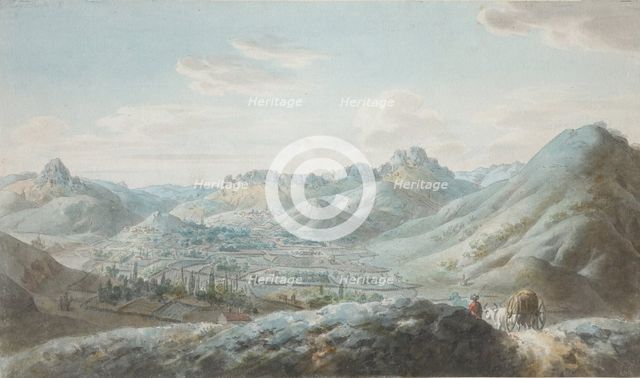 View of the Taraktash Mountain Range In Crimean Mountains, 1810s. Artist: Geissler, Christian Gottfried Heinrich (1770-1844)