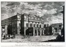 View of the Teatro Grande alla Scala, Late 18th century. Creator: Aspari, Domenico (1745-1831)