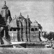 View of the Temple of Kali at Kijraha c1891. Creator: James Grant