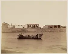 View of the Temple of Luxor. Luxor, East Bank, between 1860 and 1903. Creator: Antonio Beato