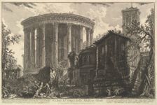 View of the Temple of the Temple of the Sibyl at Tivoli, from Vedute di Roma (Roman Vi..., ca. 1761. Creator: Giovanni Battista Piranesi