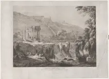 View of the Temple of the Tiburtine Sibyl, 1809. Creator: Jean-Jacques de Boissieu