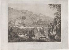 View of the Temple of the Tiburtine Sibyl, 1809. Creator: Jean-Jacques de Boissieu
