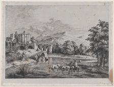 View of the Temple of Vesta, 1774. Creator: Jean-Jacques de Boissieu
