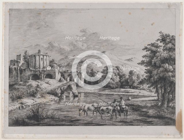 View of the Temple of Vesta, 1774. Creator: Jean-Jacques de Boissieu.