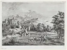 View of the Temple of Vesta, 1774. Creator: Jean-Jacques de Boissieu