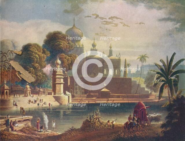 'View of the Temples and Mosques of Sassur, near Poona, in the Deccan', 1908. Artist: Unknown.
