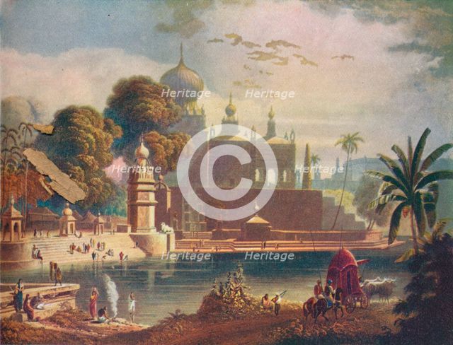 'View of the Temples and Mosques of Sassur, near Poona, in the Deccan', 1908. Artist: Unknown.