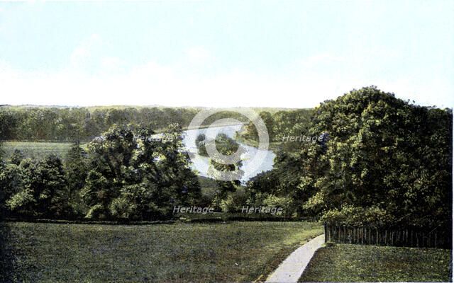 View of the Thames From Richmond Hill, London, 20th Century. Artist: Unknown