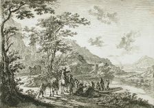 View of the Tiber in the Campagna, between circa 1641 and circa 1652. Creator: Jan Dirksz Both