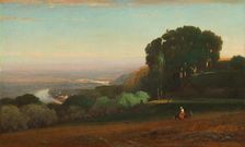 View of the Tiber near Perugia, 1872-1874. Creator: George Inness