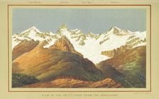 View of the Trift-Pass from the Görnergrat, 1859. Creator: Day & Son