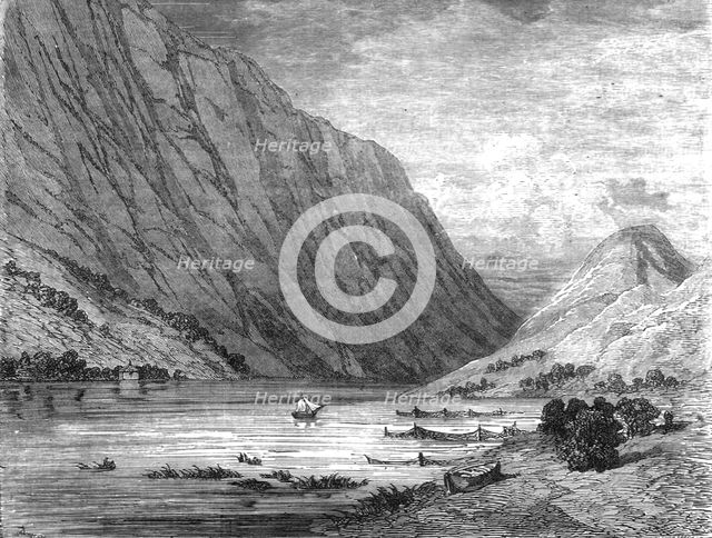 'View of the Trondhjem Fiord; Northern Wanderings', 1875. Creator: Frank Usher.
