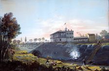 View of the Tunnel of the Harlem Railroad, ca.1837. Creator: Nicolino Calyo