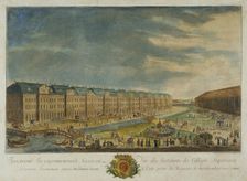 View of the Twelve Collegia building in Saint Petersburg, 1753. Artist: Vnukov, Yekim Terentiyevich (1723/25-1762/63)