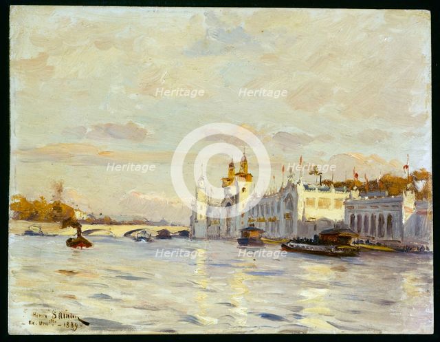 View of the Universal Exhibition of 1889. Creator: Unknown.