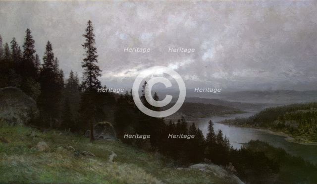 View of the valley, 1884. Creator: Ludvig Skramstad.