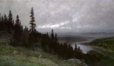 View of the valley, 1884. Creator: Ludvig Skramstad