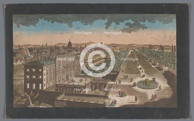 View of the Villa Boncompagni Ludovisi in Rome, 1700-1799. Creator: Anon.