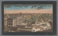 View of the Villa Boncompagni Ludovisi in Rome, 1700-1799. Creator: Anon