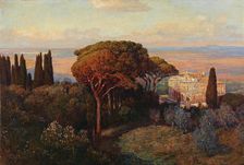 View of the Villa Falconieri in Frascati, 1907. Creator: Roeder, Max (1866-1947)