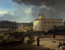 View of the Villa Medicis Rome, 1815. Artist: Nicolas Antoine Taunay