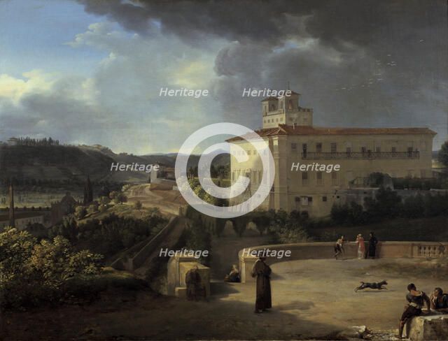 'View of the Villa Medicis', Rome, 1815. Artist: Nicolas Antoine Taunay