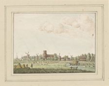 View of the village of Aartswoud, c. 1752. Creator: Anon